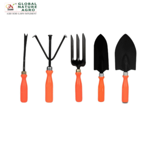 Garden Tool Kit - 5 Pc'S Kit ( Big Trawel, Small Trawel, Garden Fork, Hand Weeder And Cultivator)