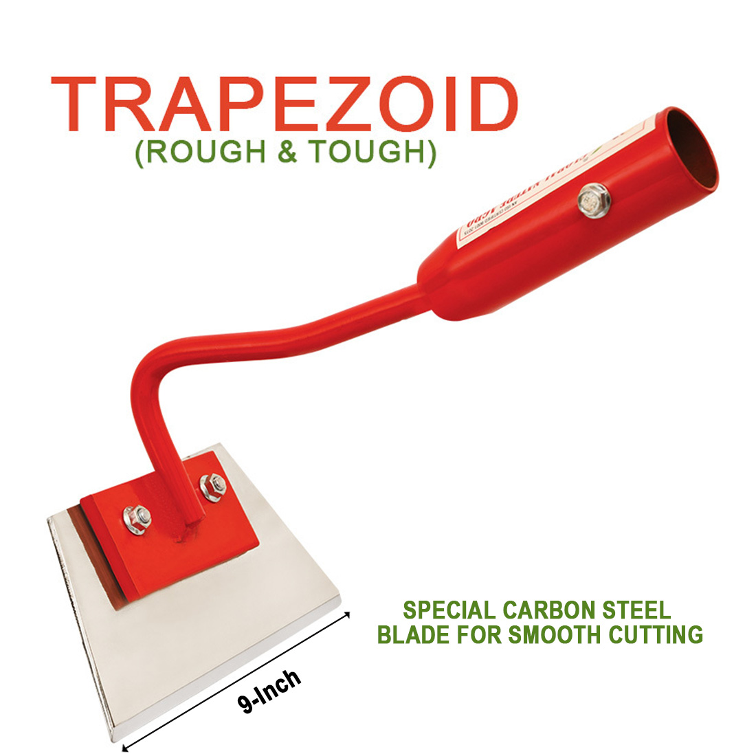 Global Nature Agro Premium Oscillating Garden & Farm Weeder Tool with 9-inch Carbon Steel Push-Pull Hoe, Designed for Farmers and Gardeners. Ideal for Easy Weed Removal, Soil Cultivation.