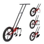 Manual Wheel Hoe Weeder with Interchangeable Attachments – Multi-Function Hand Push Cultivator for Weeding, Soil Aeration & Furrow Making – Durable Steel Frame with Pneumatic Wheel for Easy Farm Use