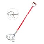 Global Nature Agro 5-Tine Heavy-Duty Manual Weeder With 4.25 Feet Steel Handle For Soil Cultivator | 7.5-Inch Carbon Steel Blade | Garden Hand Tool for Weeding, Soil Loosening, Farming & Vegetable Fields.