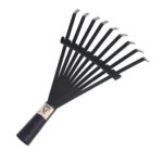 Global Nature Agro 9-Tine Heavy Duty Steel Leaf Rake Head – Durable Garden & Farm Cleaning Tool for Leaves, Grass & Debris | Rust-Resistant Metal Rake (WithoutHandle)