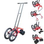 Global Nature Agro Double Wheel Manual Cultivator | Multi-Purpose Interchangeable Attachments | Hand Operated Farming & Gardening Tool