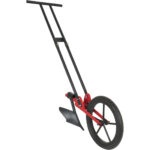 Global Nature Agro Manual Single Wheel Hoe with Ridger Blade | Heavy Duty Mild Steel Garden & Farm Weeding Tool | Push Type Hand Cultivator for Soil Loosening, Intercultural Operations & Vegetable Farming