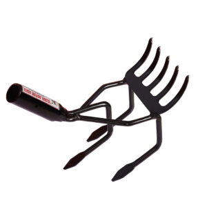 Global Nature Agro 3 Tine Base Cultivator | Heavy Duty Manual Garden Weeder Tool with Strong Handle Socket | Soil Loosening & Weed Removal Tool for Farming & Gardening
