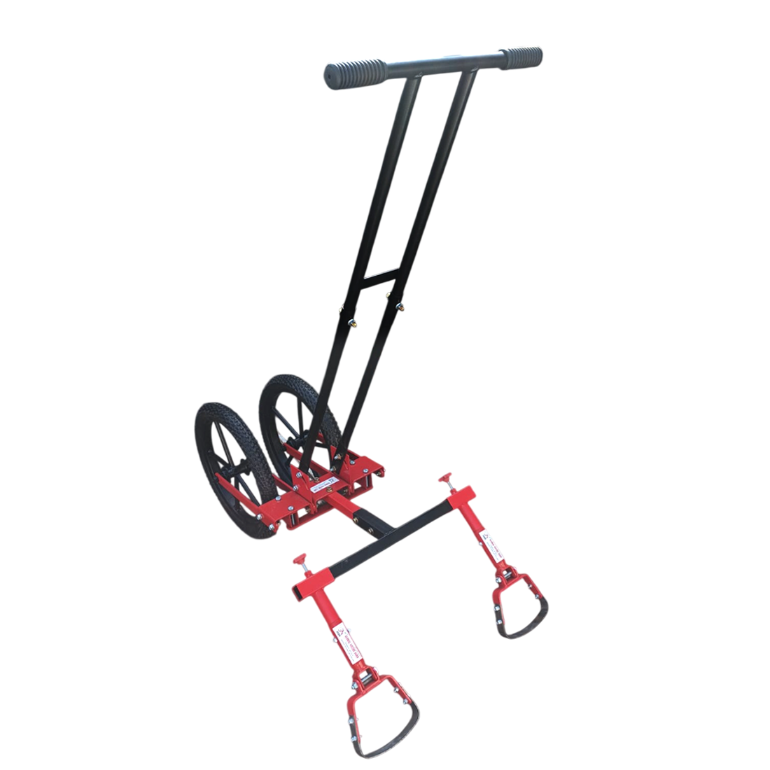 Global Nature Agro Adjustable Double Wheel Weeder Cum Cultivator Machine | Manual Push Type Garden & Farm Tool for Weed Removal, Soil Loosening & Inter-Cultivation (Harrow-Stirrup-Hoe-5.5-Inch)